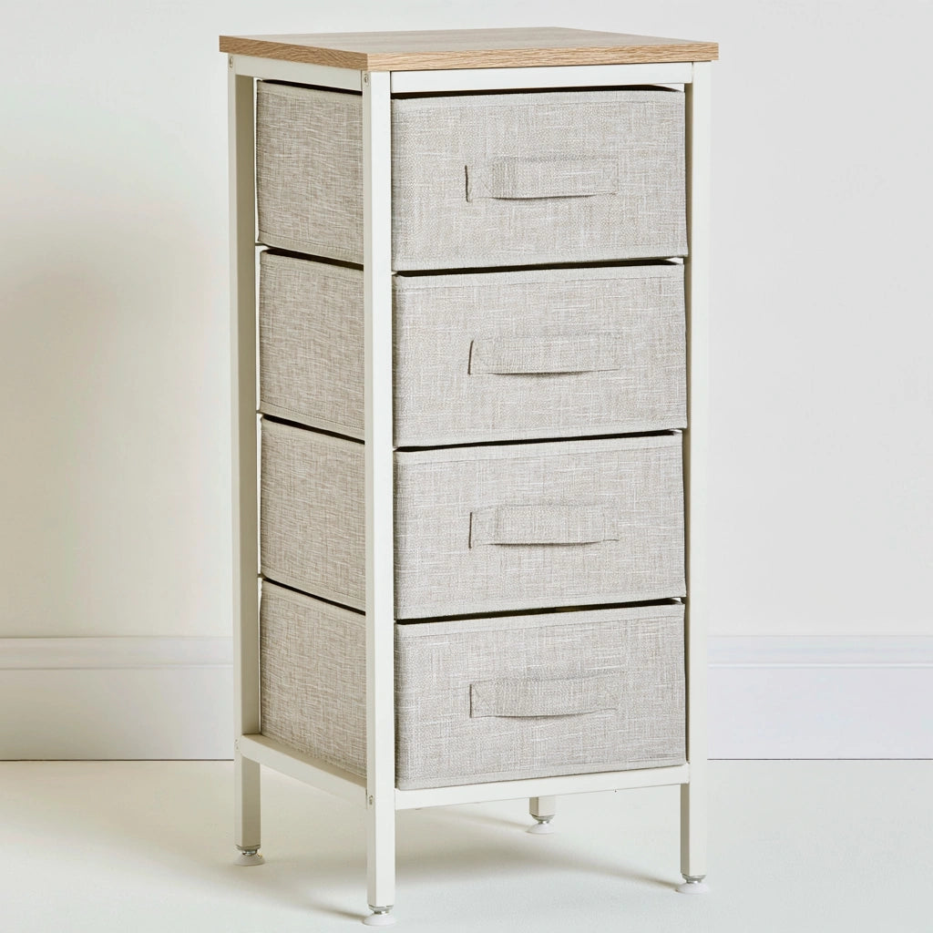 Yaventoq gray bureau-organizer with multiple compartments for office storage, designed for organizing desk essentials.
